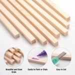 Square Wooden Dowels - 5/16" x 15", 30 PCS - Image 6