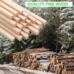 Square Wooden Dowels - 5/16" x 15", 30 PCS - Image 5