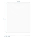 Pack of 10 Clear Acrylic Sheets 12" x 16", 1/8" Thick - Image 6