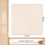 36 Pack 12"x12" - 1/8" Thick Basswood Sheets Plywood Board - Image 4
