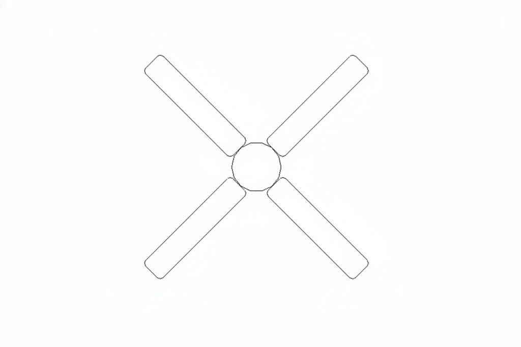 Revit – 2D – Light – Ceiling Fan – ArchEd Studio