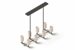Revit - 3D - Light - Contemporary - Linear Chandelier 2