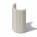 Revit - 3D - Light - Contemporary - Sconce Flush