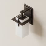 Revit - 3D - Light - Craftsman - Sconce Offset