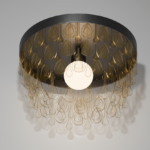Revit - 3D - Light - Fancy - Flush 1