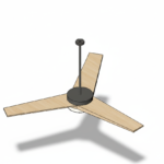 Revit - 3D - Light - Generic - Ceiling Fan