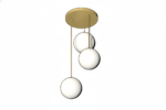 Revit - 3D - Light - Globe - Pendant 3 - Image 2