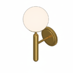 Revit - 3D - Light - Globe - Sconce Offset