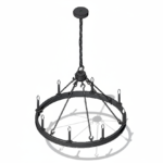 Revit - 3D - Light - Lantern - Chandelier