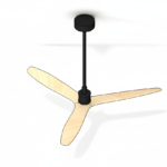 Revit - 3D - Light - Modern - Ceiling Fan
